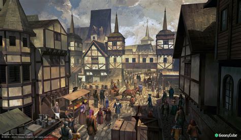 tudor street scene